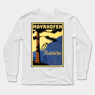 Skiing Mayrhofen Autriche Austria Ski Tyrol Long Sleeve T-Shirt